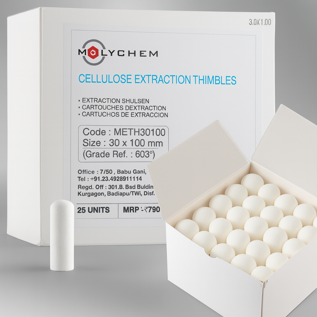 Molychem Cellulose Extraction Thimbles